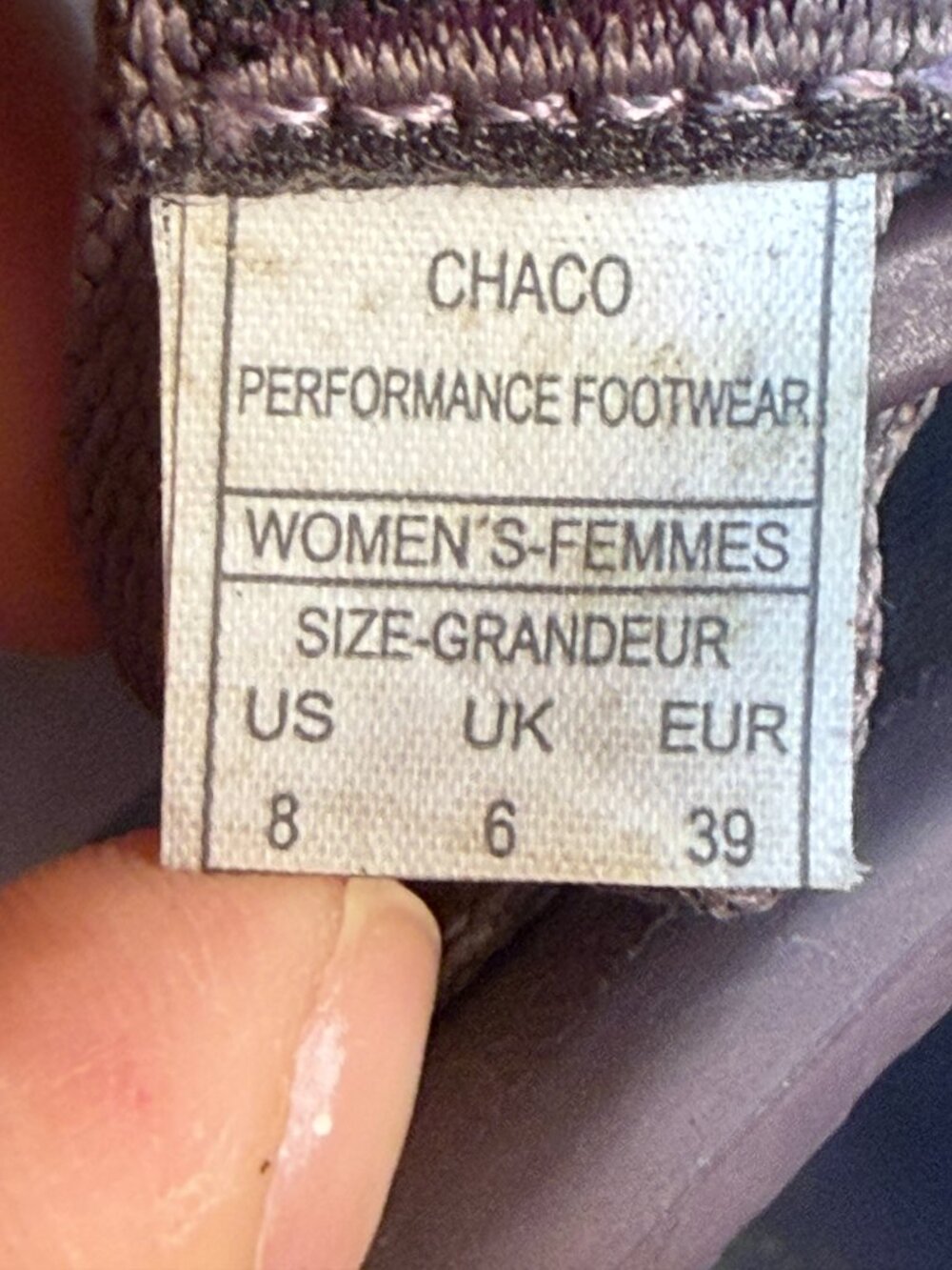 Chaco Chillos Sport Sandals Purple Adjustable Women's Size 8 - Picture 8 of 8